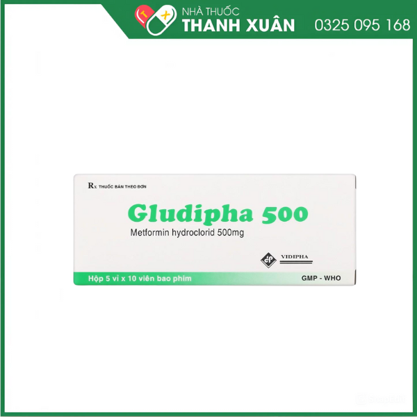 Gludipha 500 điều trị đái tháo đường tuýp 2